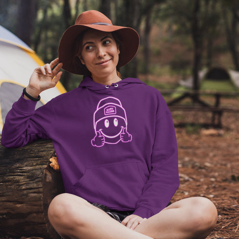 Introducing the ultimate companion for your outdoor adventures – the Happy Camper Hoodie! Designed with the enthusiastic explorer in mind, this hoodie is not just a piece of clothing; it's a declaration of joy and positivity in the great outdoors.